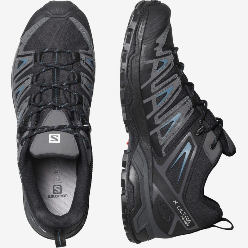 Zapatillas de Senderismo Salomon X ULTRA PIONEER CLIMASALOMON™ WATERPROOF Hombre Negras | EC2069SGL