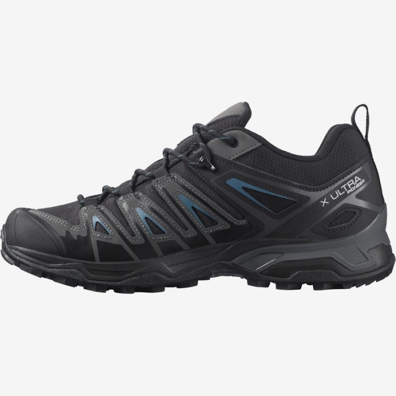 Zapatillas de Senderismo Salomon X ULTRA PIONEER CLIMASALOMON™ WATERPROOF Hombre Negras | EC2069SGL