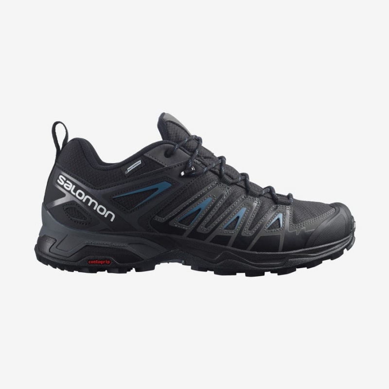 Zapatillas de Senderismo Salomon X ULTRA PIONEER CLIMASALOMON™ WATERPROOF Hombre Negras | EC2069SGL